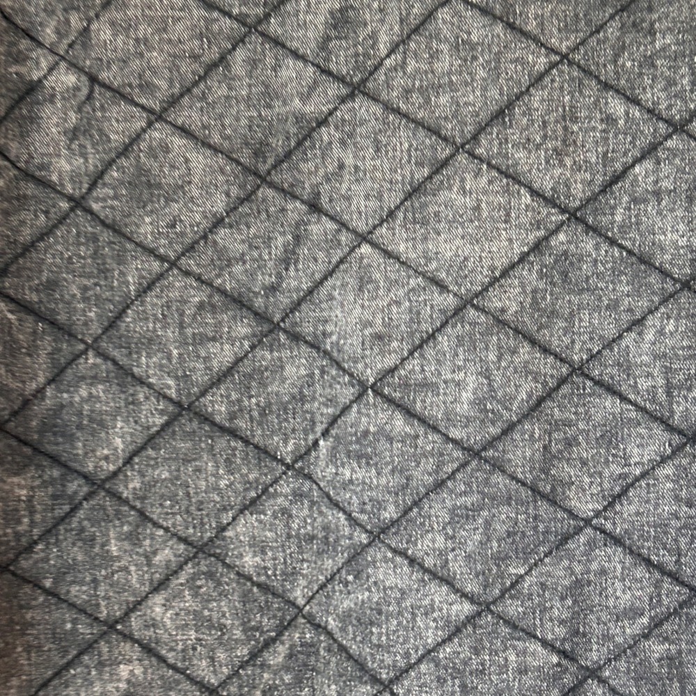 Davi & Dani Quilted Denim Shacket Acid Wash‎ Black Grey Button Down 2XL FLAW - Picture 7 of 10